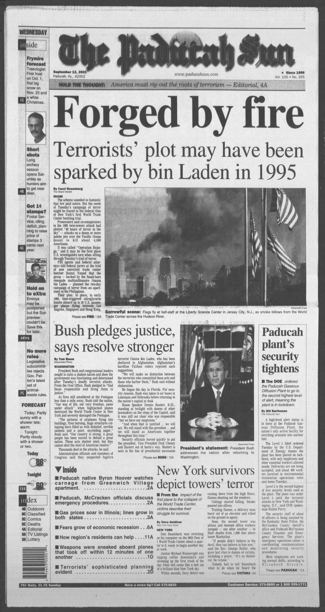Local reporters, anchor recall impact of 9/11